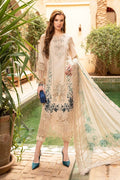 Embroidered Dhanak 3-Piece Suit with Embroidered Shawl D-070 - product photo 1