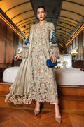 Embroidered Dhanak 3-Piece Suit with Embroidered Shawl D-077 - product photo 1